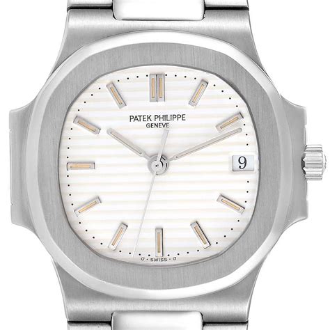 patek philippe white dial steel|Patek Philippe 3800.